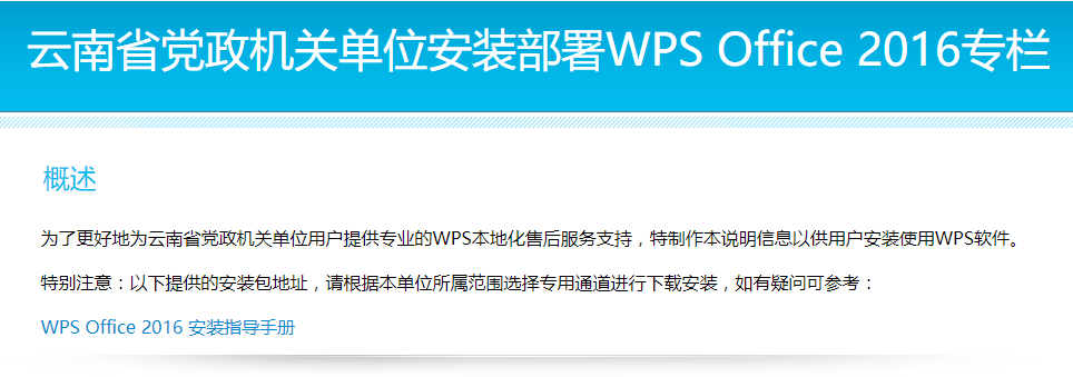 云南政府wps