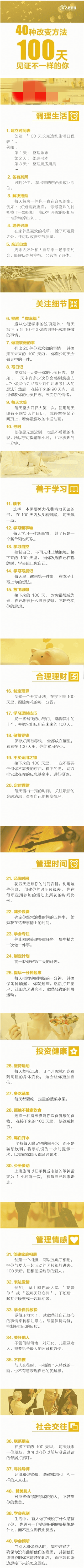 40种改变方法