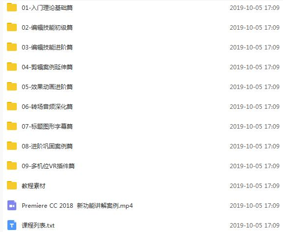 pr cc2018教程